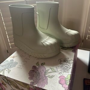 Adidas Light Green Rubber Boots